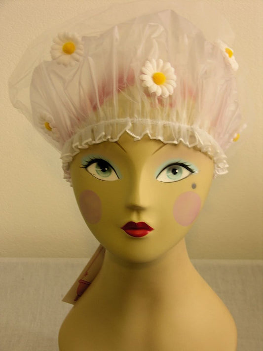 Daisies Bouffant Shower Cap